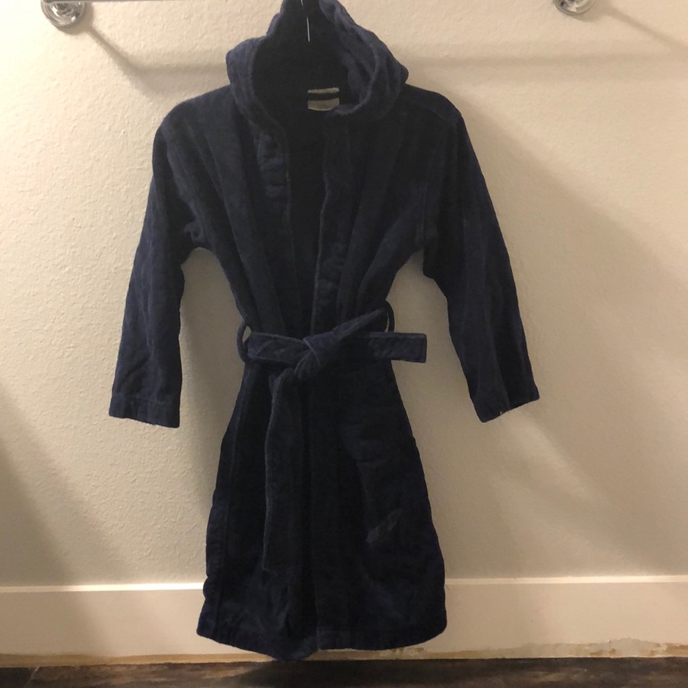 BY LORA Terry Microfiber kids Hooded Bathrobe sz L
